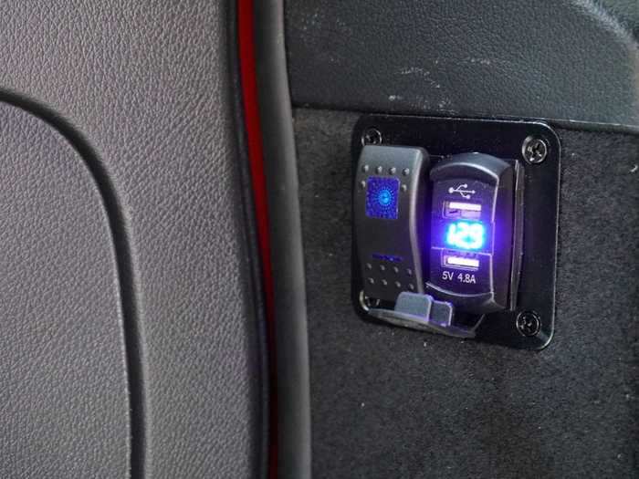 The Backroad also comes with eight USB ports for phone charging on the go.