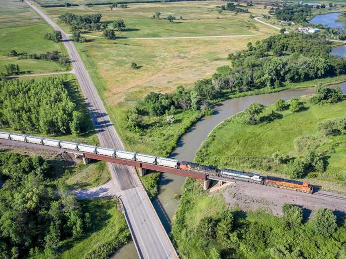 6. Blaine, Nebraska, had a population of 465 and a population density of 0.18 people per square mile in 2019.