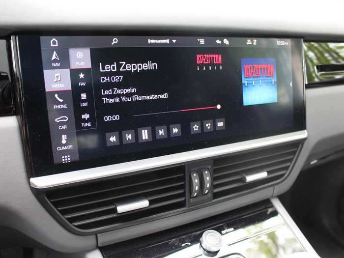 The infotainment system runs on a 12.3-inch center touchscreen, with an adjunct screen on the right side of the instrument cluster. The system is fantastic, handling GPS navigation, Bluetooth-pairing, and USB connectivity, serving up the interface in crisp high-def.