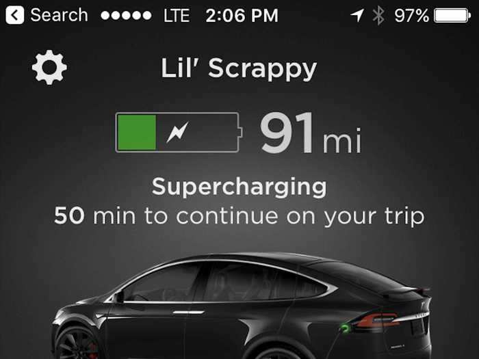 The Tesla mobile app is also superb. It