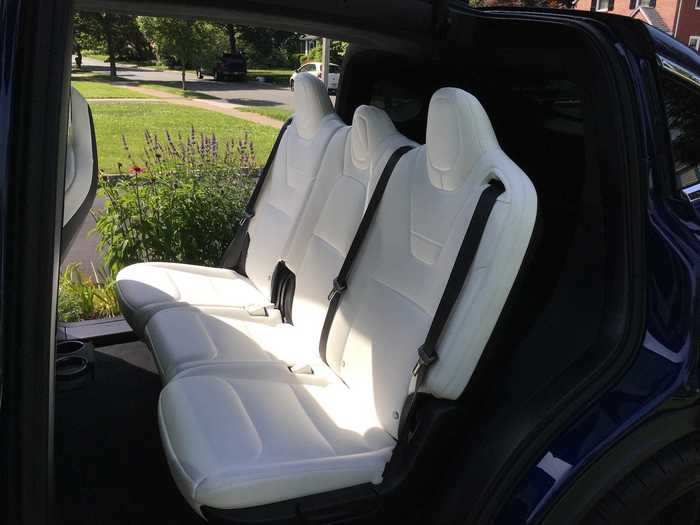 After some difficulties with the original rear seats, Tesla decided to make them itself. They might appear to be rather simple, but they