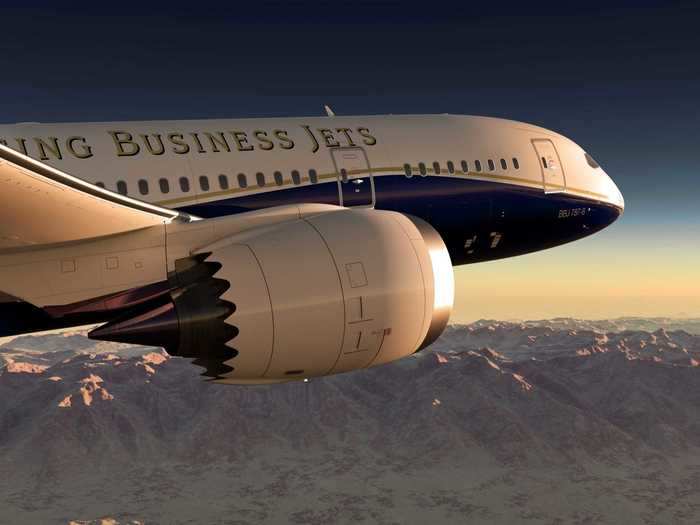 The jet also saw success in the private realm, with the Boeing Business Jet 787 offering an unparalleled efficiency in the private jet realm for an aircraft of the Dreamliner