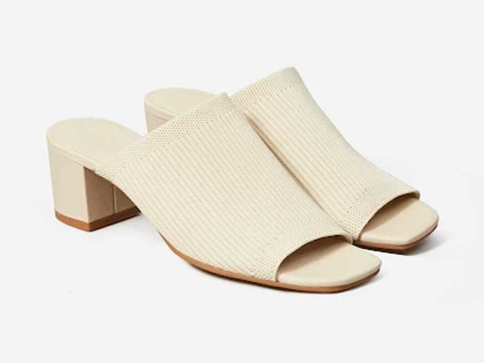 Everlane ReKnit Glove Mules Bone