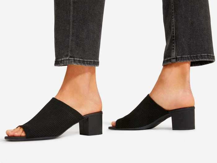 Everlane ReKnit Glove Mules Black