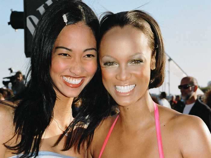 Kimora Lee Simmons and Tyra Banks are still friends after meeting early in their careers.