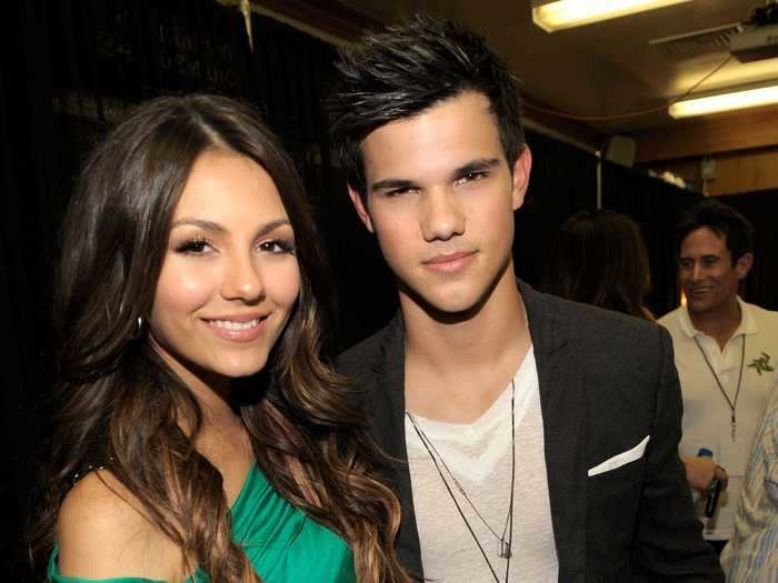 Victoria Justice said she and Taylor Lautner were friends when they were kids.