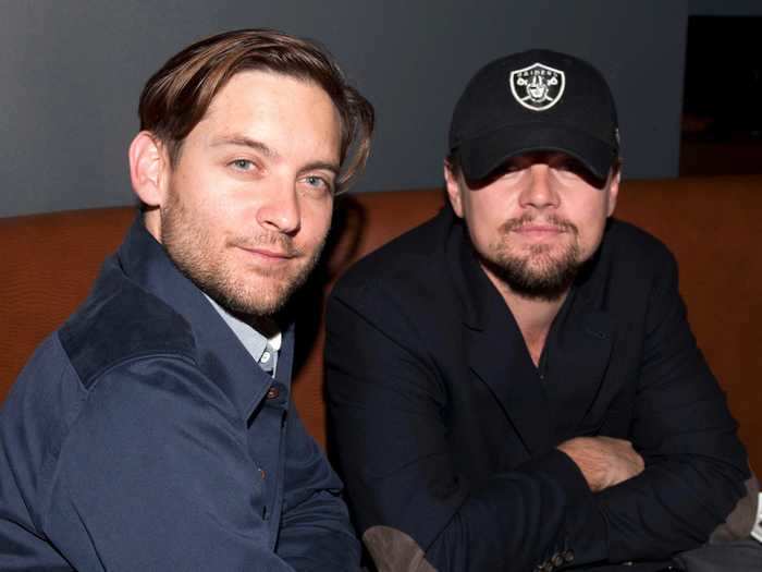 Tobey Maguire and Leonardo DiCaprio met when they were kids doing acting auditions.