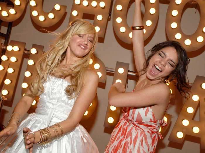 Ashley Tisdale and Vanessa Hudgens were actually friends before starring in "High School Musical."