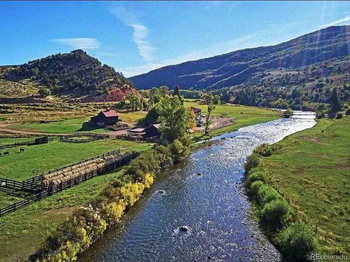 The property features nearly two miles of the White River, which is known for its stellar trout fishing.