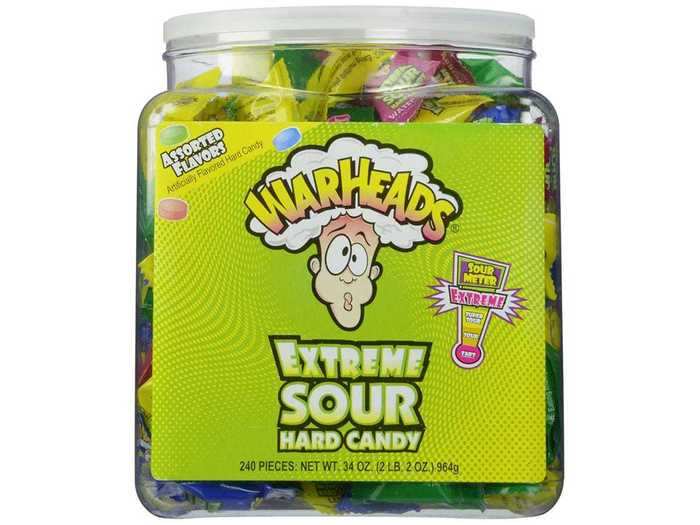 Warheads are still making kids across the country pucker up.