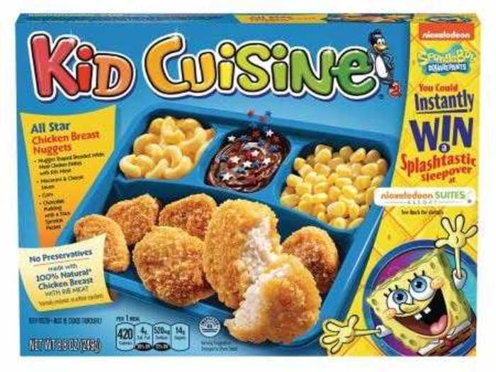 Kid Cuisine meals still come with a snack.