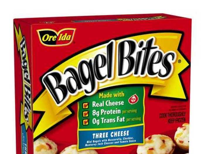 You can still enjoy some Bagel Bites as an after-school snack.