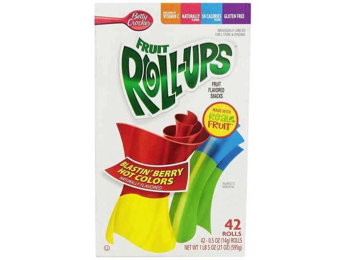 Fruit Roll-Ups can still be found across cafeterias in the US.