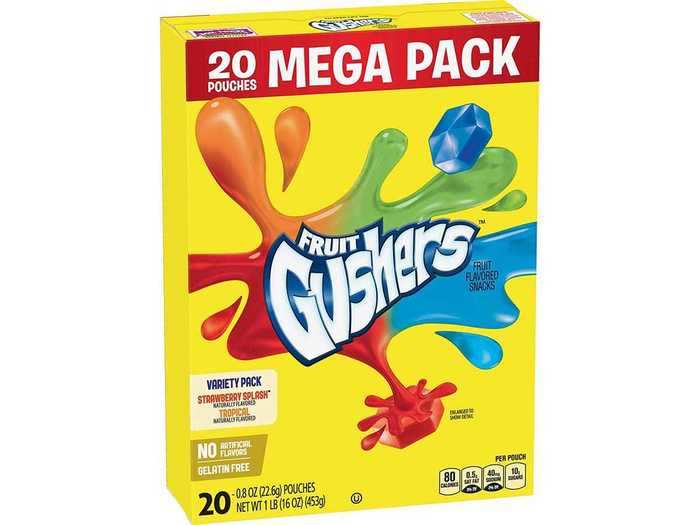 Gushers are still a lunch box go-to.