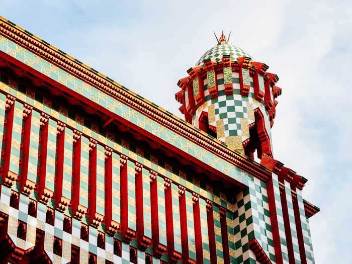 Casa Vicens was declared a UNESCO World Heritage site in 2005, and was the first building Gaudí completed.