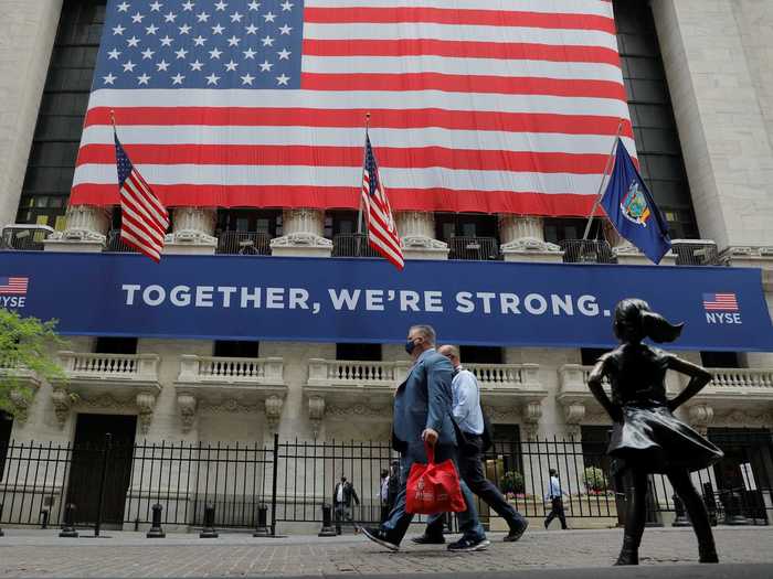 The Dow jumped up over 600 points during Tuesday morning trading as investors see America