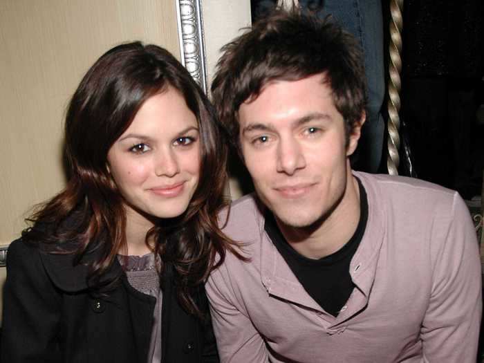 Rachel Bilson and Adam Brody broke up a few months before their characters on "The OC" got married.