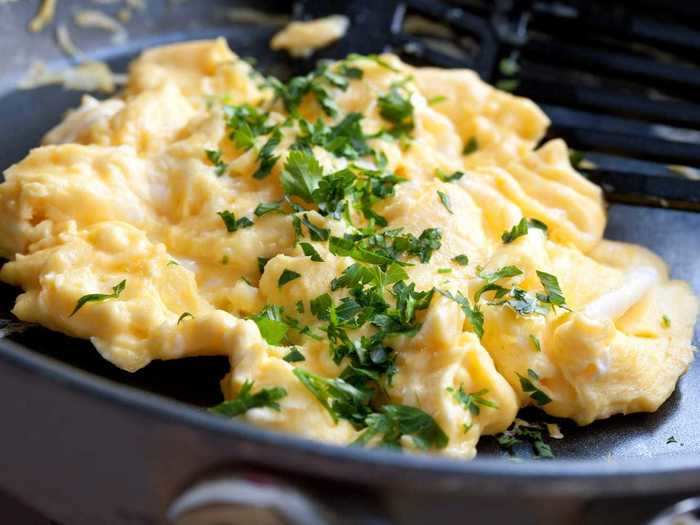 Scrambled eggs are easy to make but hard to get right.