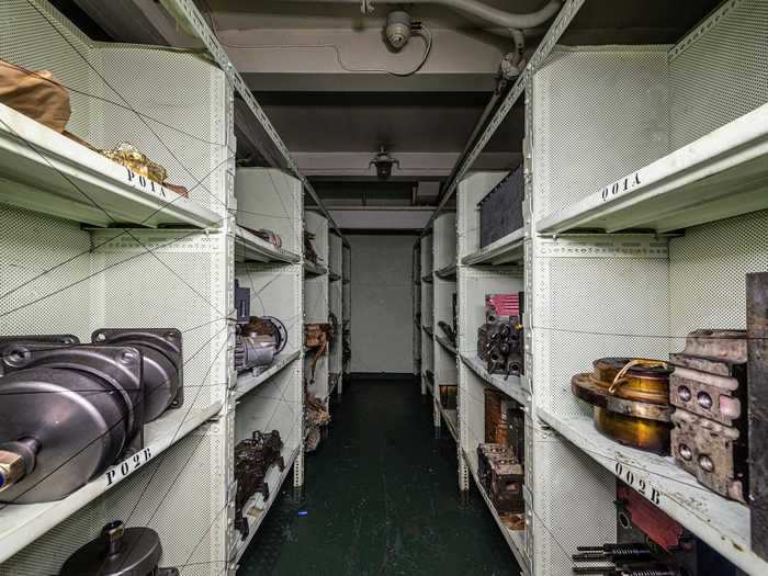 The warehouse shows where the sailors would store important objects.