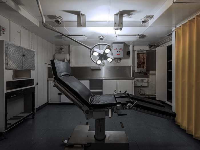 The ship even had an operating theater, in case someone was wounded.