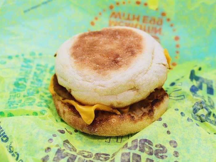 The English muffin in the McDonald