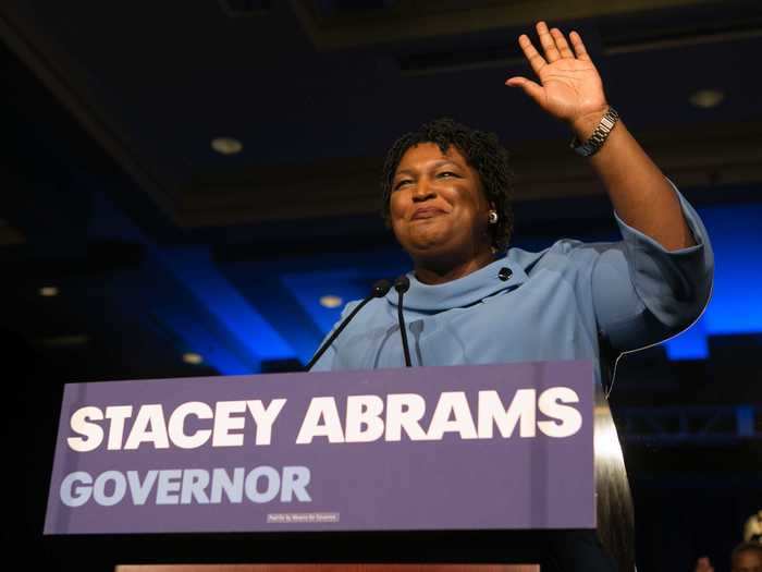 Then, in 2018, Abrams ran for governor of Georgia, and became the first black woman in US history to win a gubernatorial nomination for either political party.