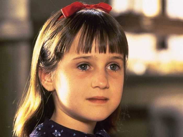 Mara Wilson played the titular character in "Matilda" in 1996.