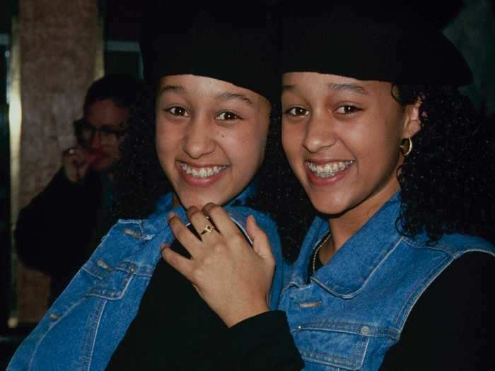 Tia and Tamera Mowry played long-lost twins on the sitcom "Sister Sister."