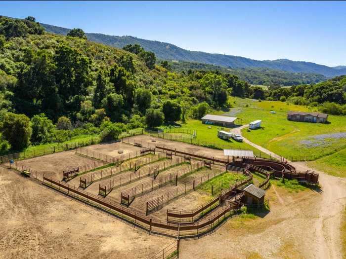 Markkula picked up some ranching skills while living on the ranch. "I love rounding up cows on horseback. It