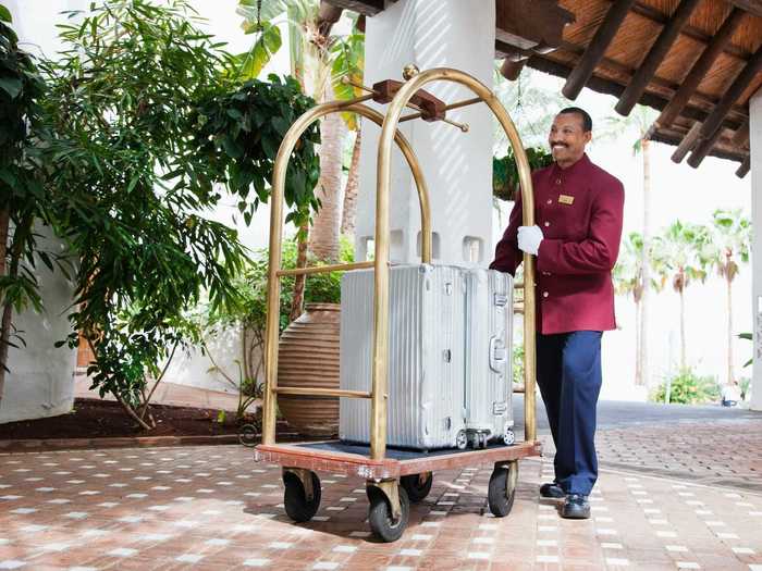 6 (tie). Baggage porters, bellhops, and concierges: 35% of workers are at least 55 years old.