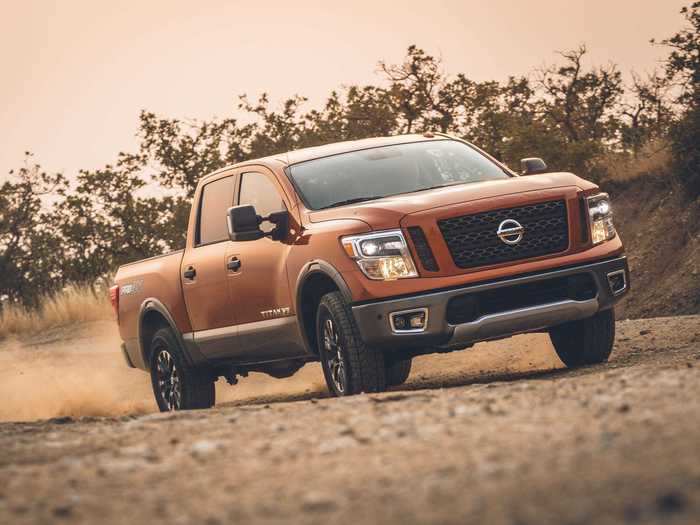 4. Nissan Titan — 43.7%