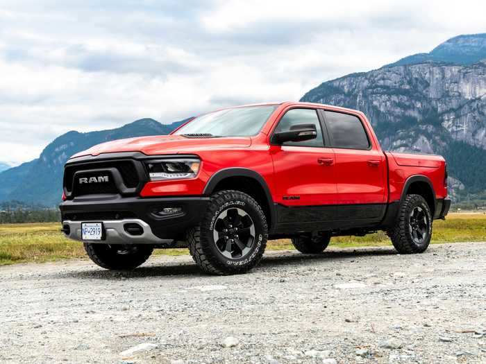 7. Ram Pickup 1500 Classic — 39.4%. (Rebel model pictured below)