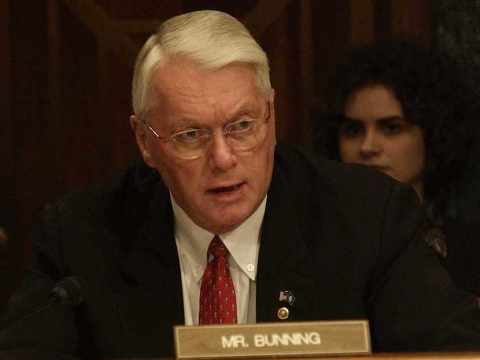 Jim Bunning is the only person to have been elected to the Baseball Hall of Fame as well as the US Senate.