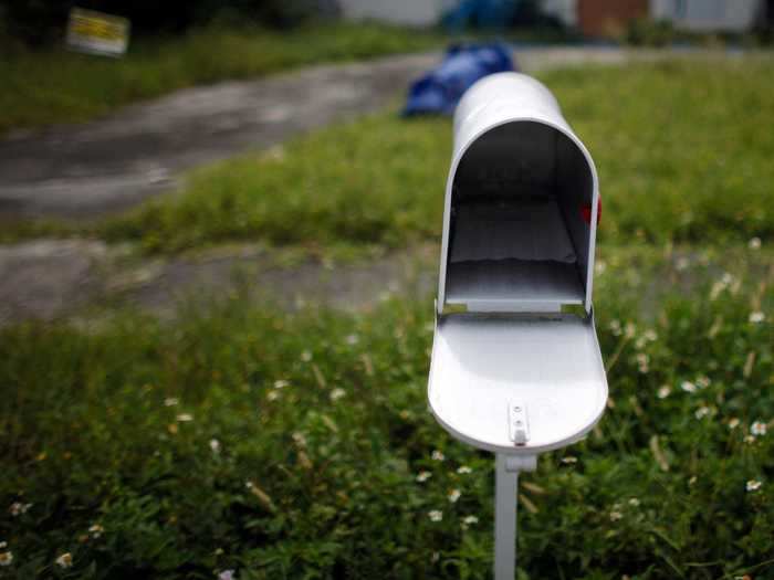 Mail carriers wish people would empty their mailboxes regularly.