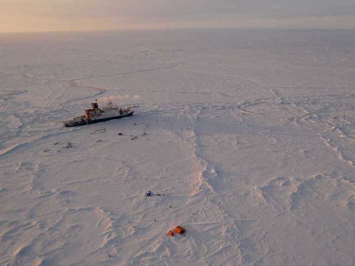 The crew of the Polarstern is literally stuck in the Arctic ice, but that didn