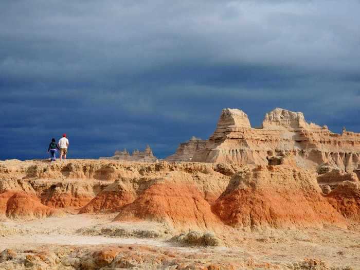 Badlands National Park in South Dakota is known as "the Grand Canyon of the Midwest."