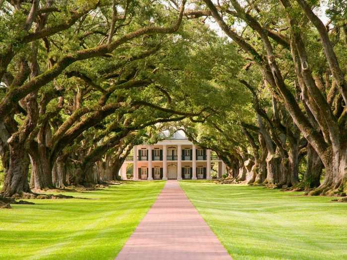 Country Living named Oak Alley Plantation in Vacherie, Louisiana, the most beautiful historic home in America.