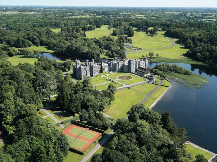 Ashford Castle is an 800-year-old estate located in Mayo, Ireland.