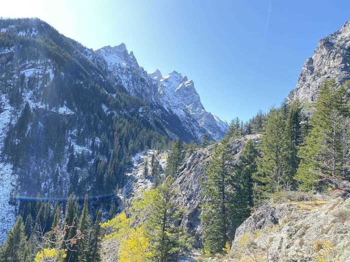 WYOMING: Cascade Canyon Trail near Moose