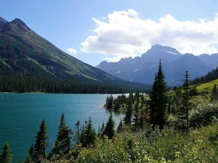 MONTANA: Grinnell Glacier Trail in Babb