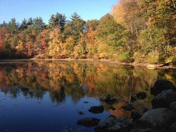 MASSACHUSETTS: Great Blue Hill via the Skyline Trail in Milton