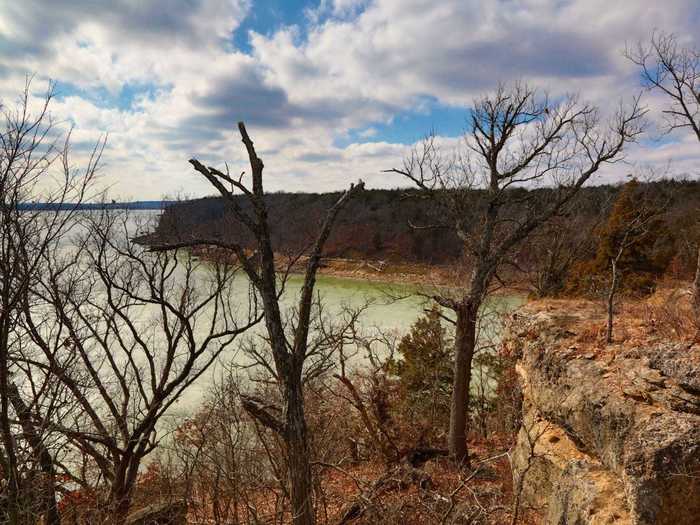 KANSAS: Elk River Hiking Trail near Elk City