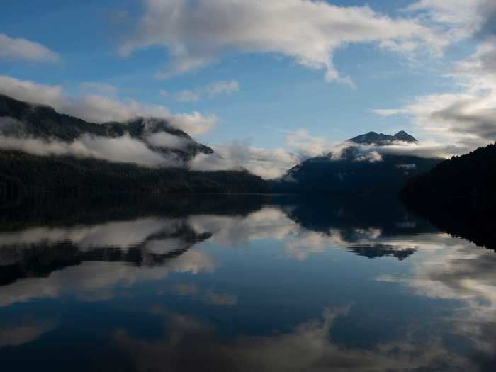 WASHINGTON: Crescent Lake in Olympic National Park