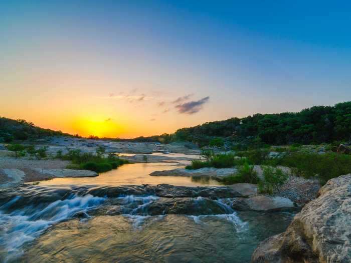 TEXAS: Pedernales Falls State Park in Blanco County