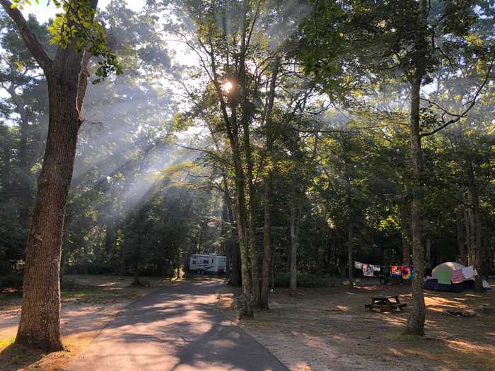 RHODE ISLAND: Whispering Pines Campground in Hopkinton