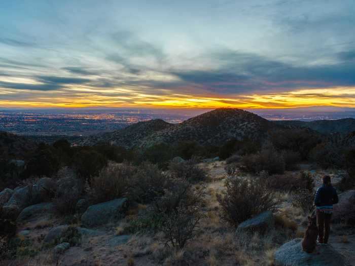 NEW MEXICO: Enchanted Trails RV Park & Trading Post in Albuquerque