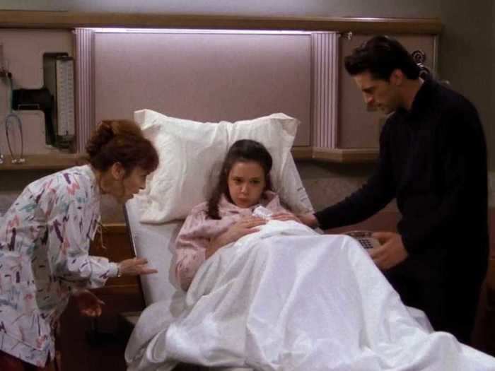 Leah Remini made a guest appearance as a mother-to-be in season one, episode 23, "The One With The Birth."