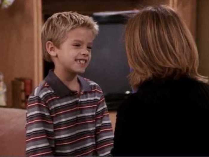 Like his "Riverdale" co-star, a young Cole Sprouse also appeared on "Friends." Sprouse played Ross