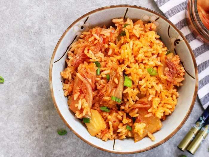 Kimchi fried rice is another delicious dish that doesn