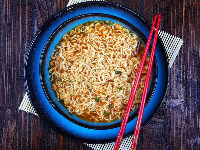 Shim also loves elevating instant ramen when he just wants a quick dinner.